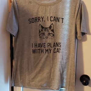 Cat Graphic Tee shirt